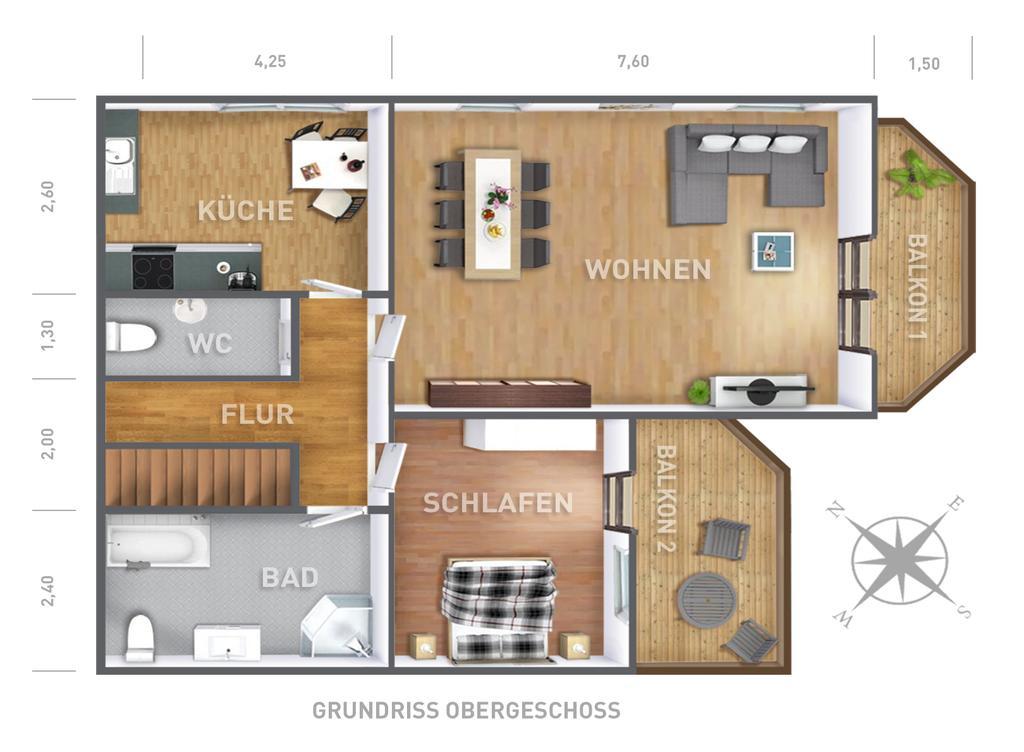 Schwarzwald Domizil Uhlsberg Apartment Kippenheim Ruang foto